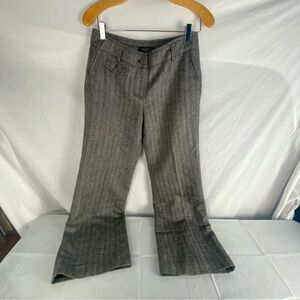 Talbots flared herringbone fully lined wool pants size 6P